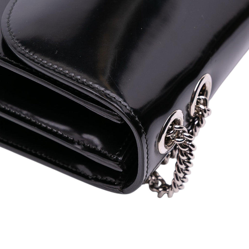 Gucci Medium Patent Dollar Interlocking G Crossbody