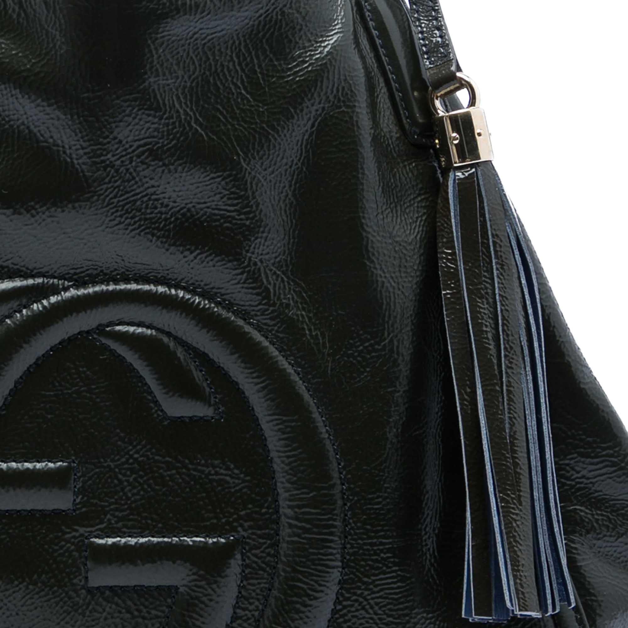Gucci Medium Patent Soho Cellarius Tote
