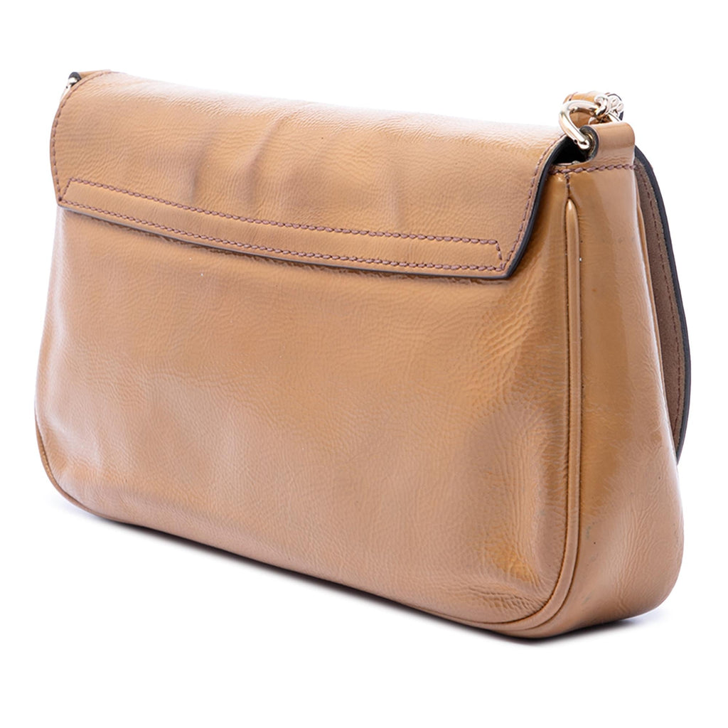 Gucci Medium Patent Soho Chain Flap Crossbody