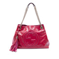 Gucci Medium Patent Soho Chain Tote