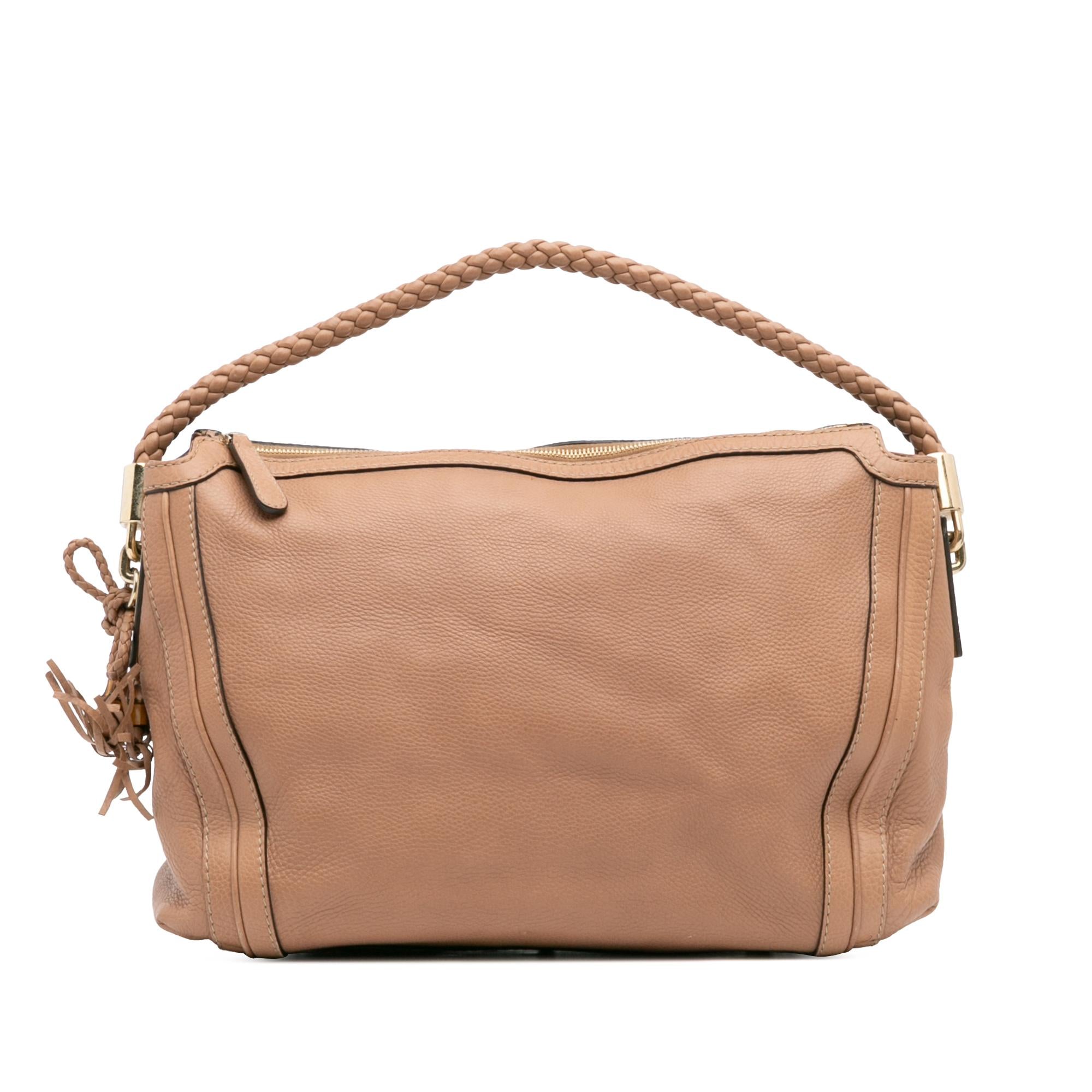 Gucci Medium Pebbled Calfskin Bella Shoulder Bag