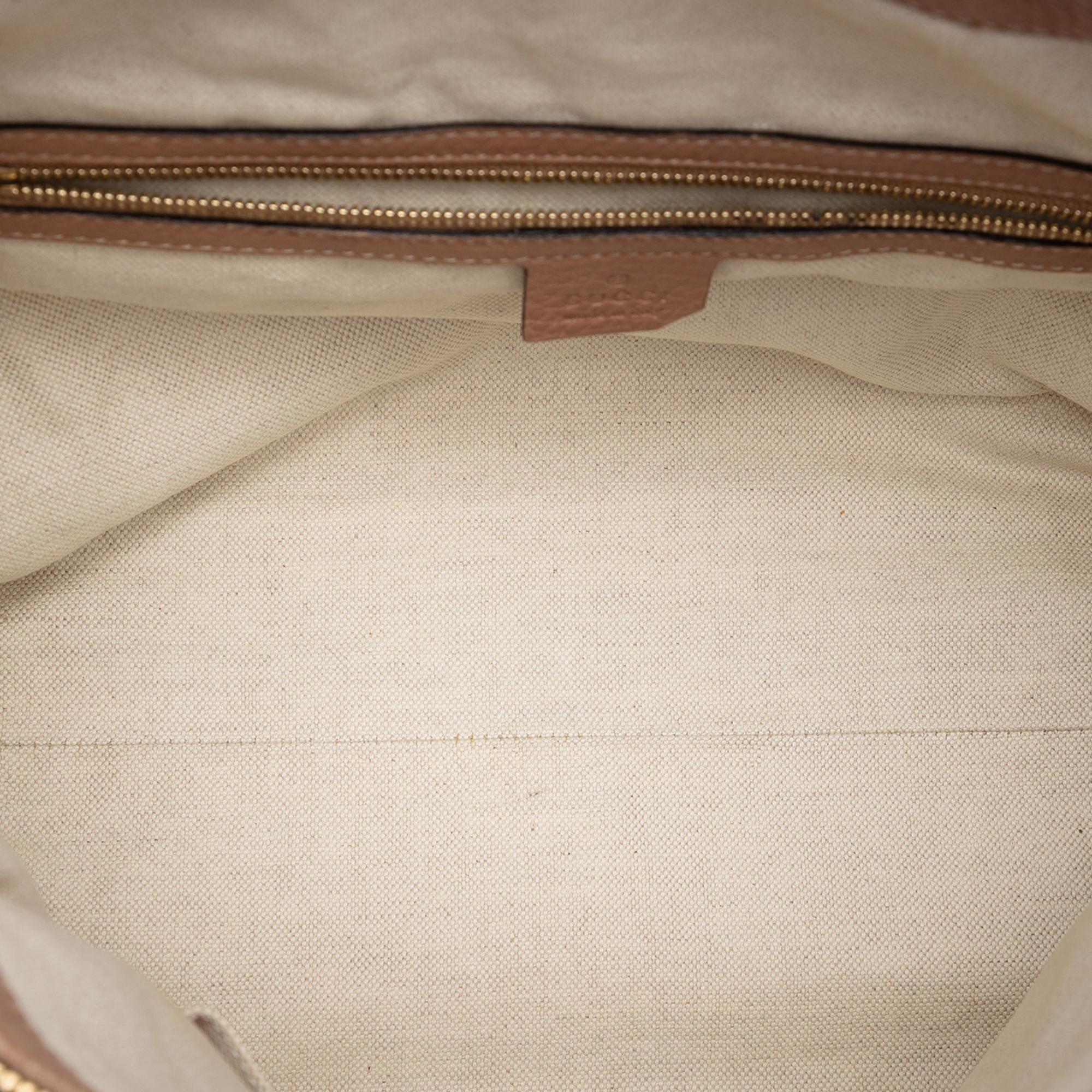 Gucci Medium Pebbled Calfskin Bella Shoulder Bag