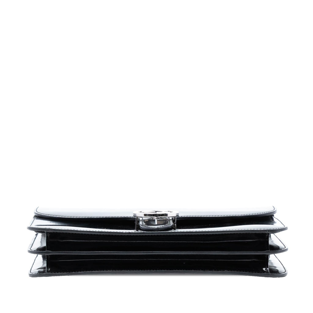 Gucci Medium Polished Calfskin Dollar Interlocking G Crossbody