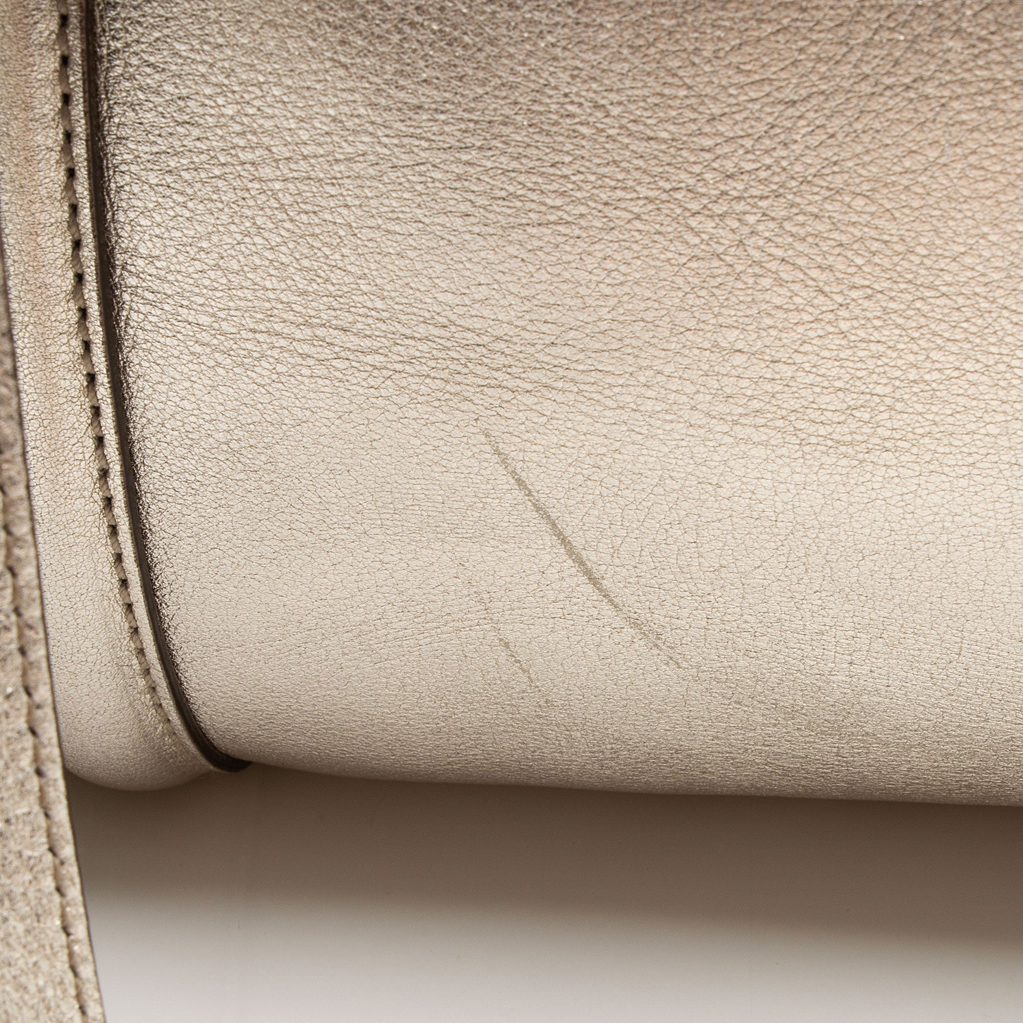 Gucci Metallic Leather Britt Small Boston Bag (SHF-YWrQAR)