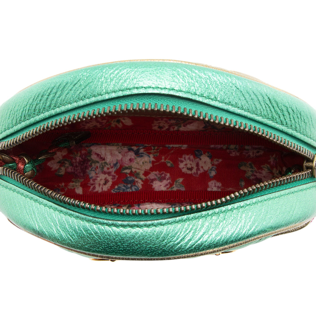 Gucci Metallic Leather Trapuntata Mini Bag