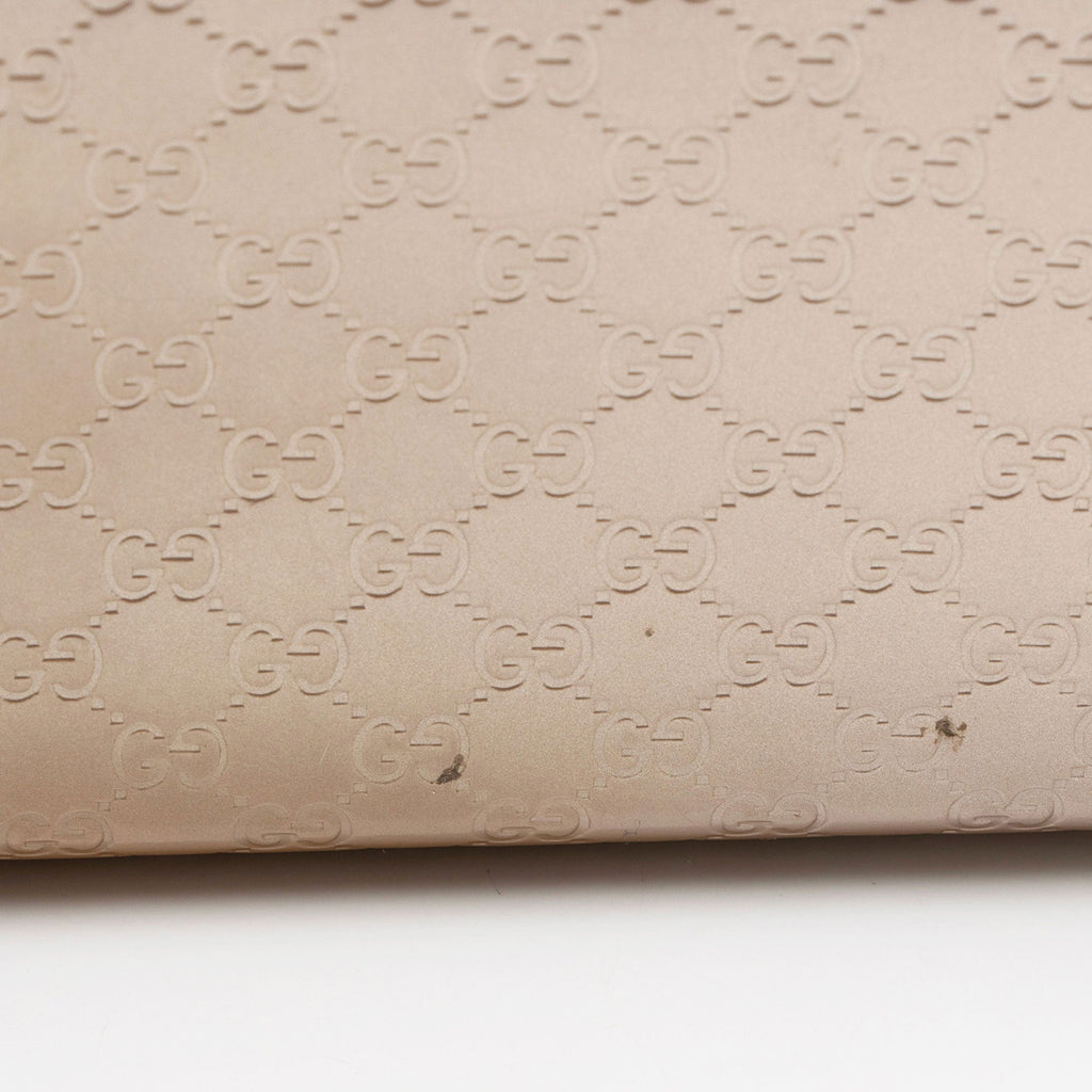 Gucci Metallic Microguccissima Leather Mayfair Continental Wallet