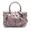 Gucci Metallic Microguccissima Sukey Satchel