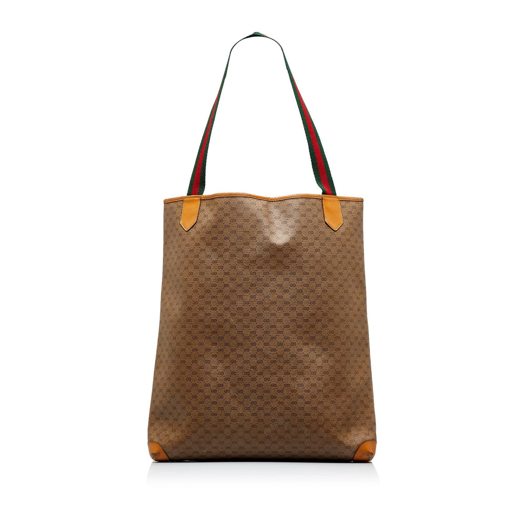 Gucci Micro GG Supreme Web Tote (SHG-wTF3Xd)