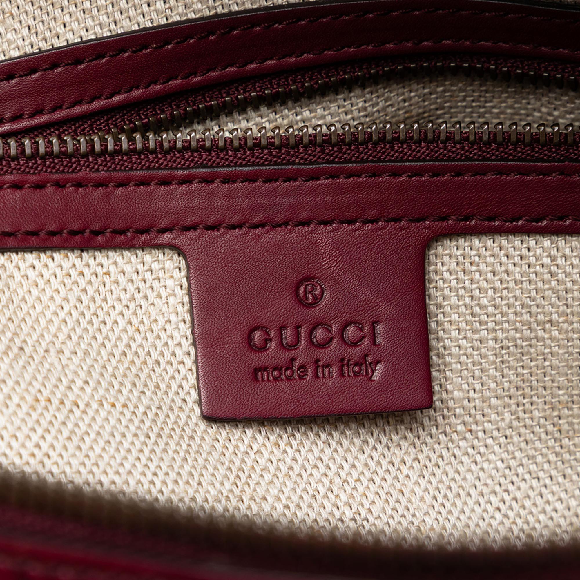 Gucci Microguccissima Brogue Duilio Boston Bag