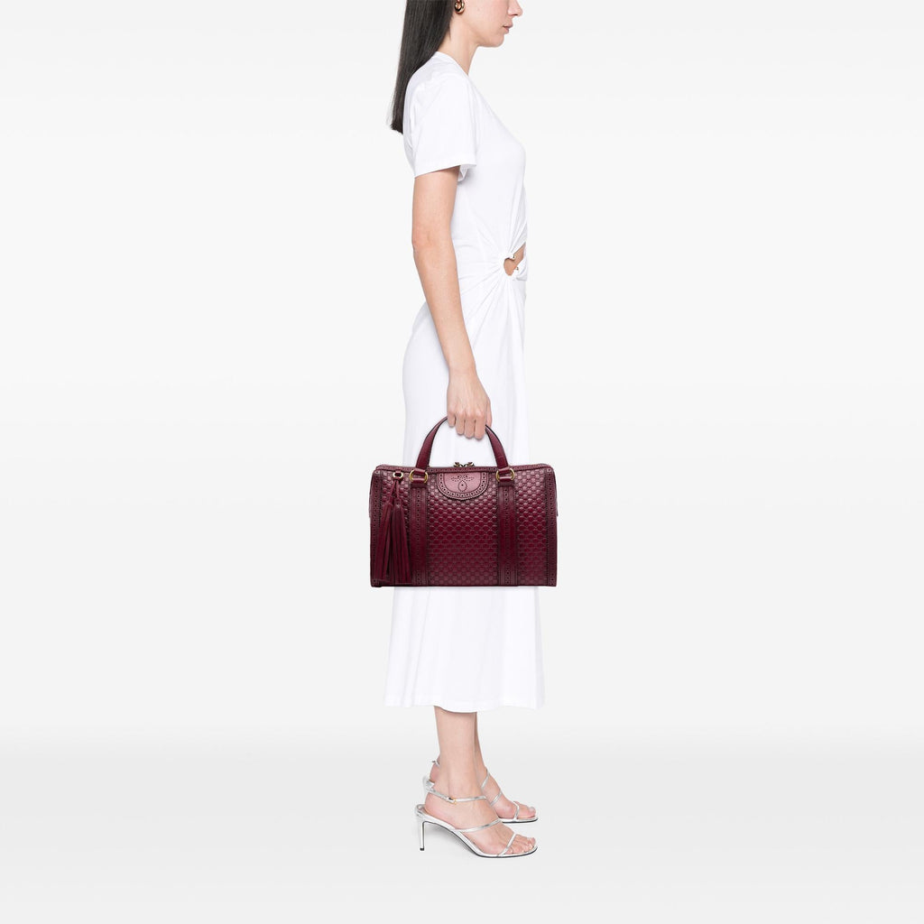 Gucci Microguccissima Brogue Duilio Boston Bag