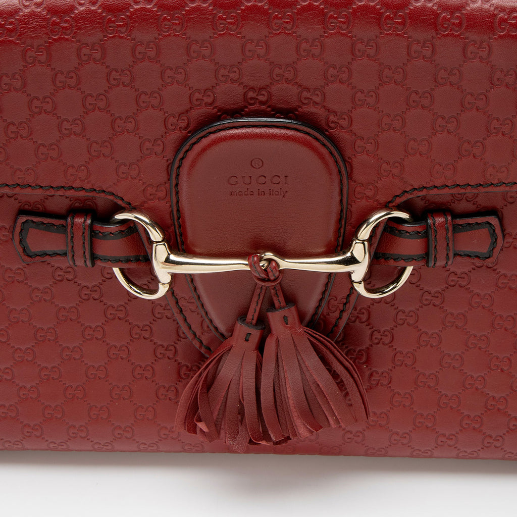 Gucci Microguccissima Leather Emily Medium Shoulder Bag