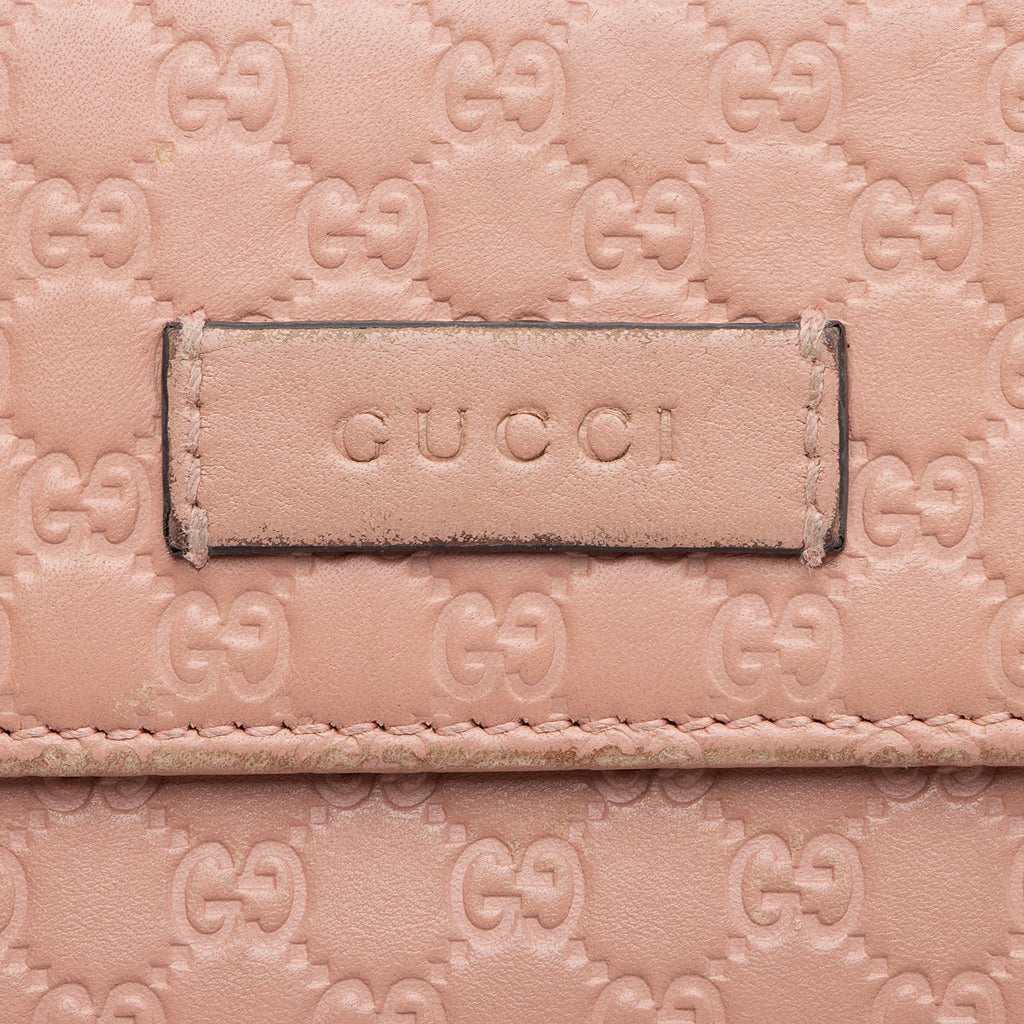 Gucci Microguccissima Leather Long Flap Wallet