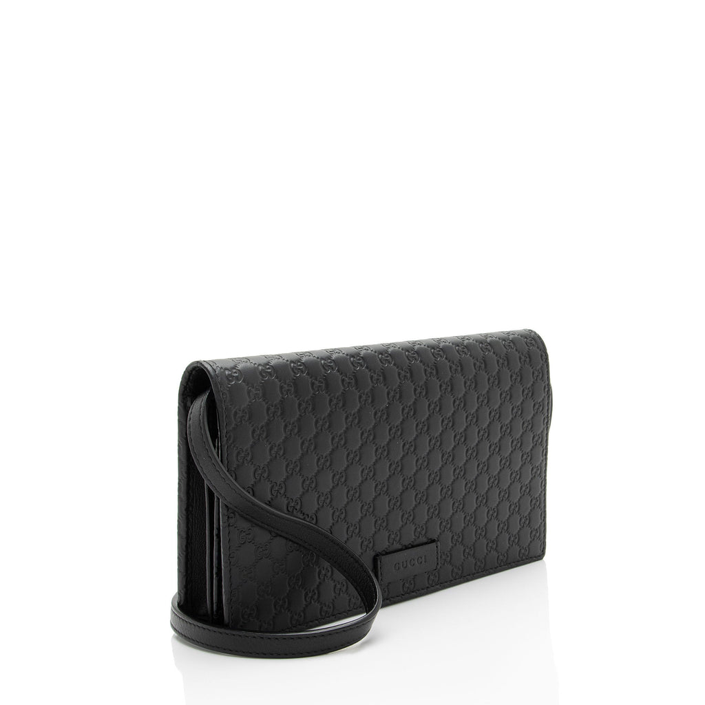 Gucci Microguccissima Leather Wallet Crossbody
