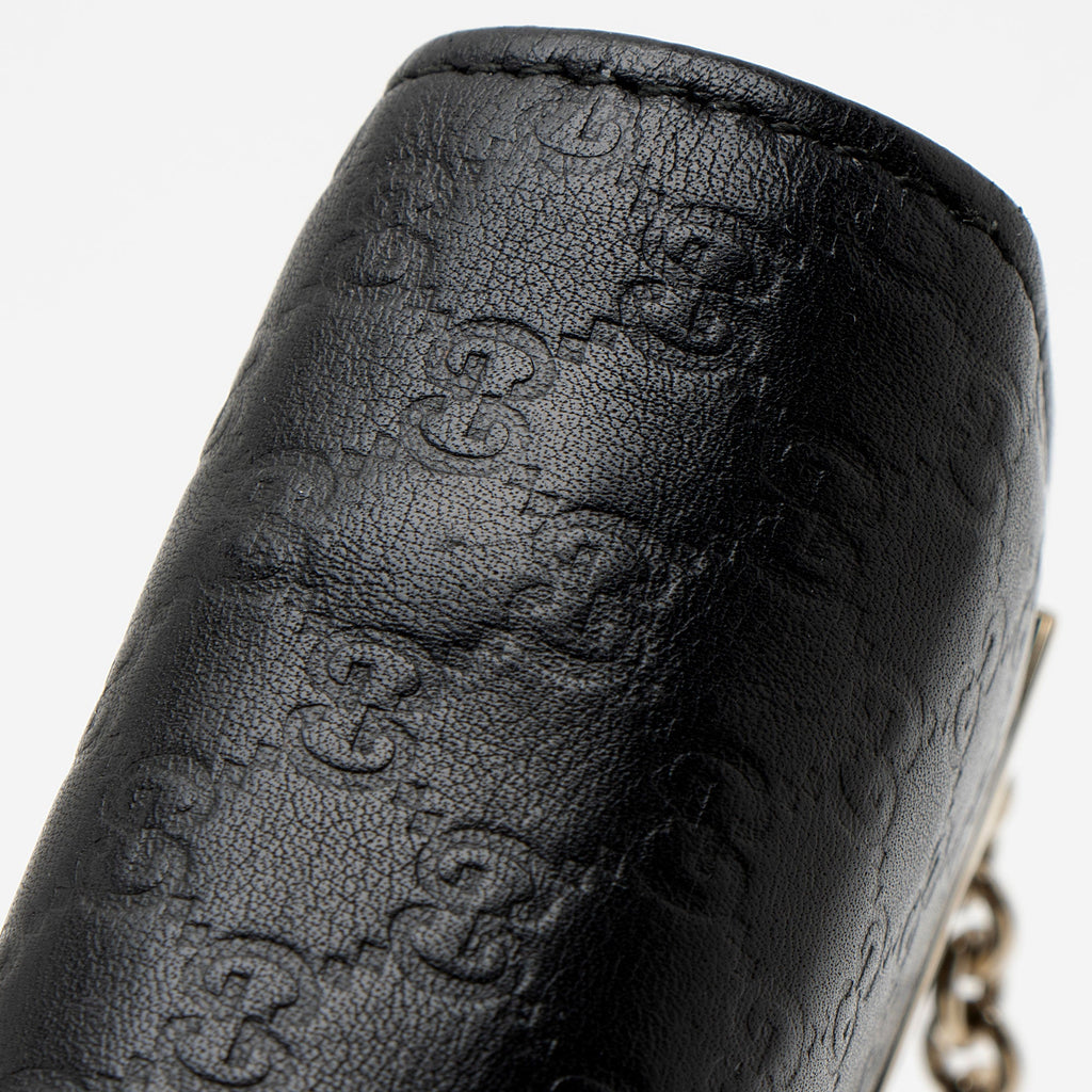 Gucci Microguccissima Leather Wallet on Chain Bag