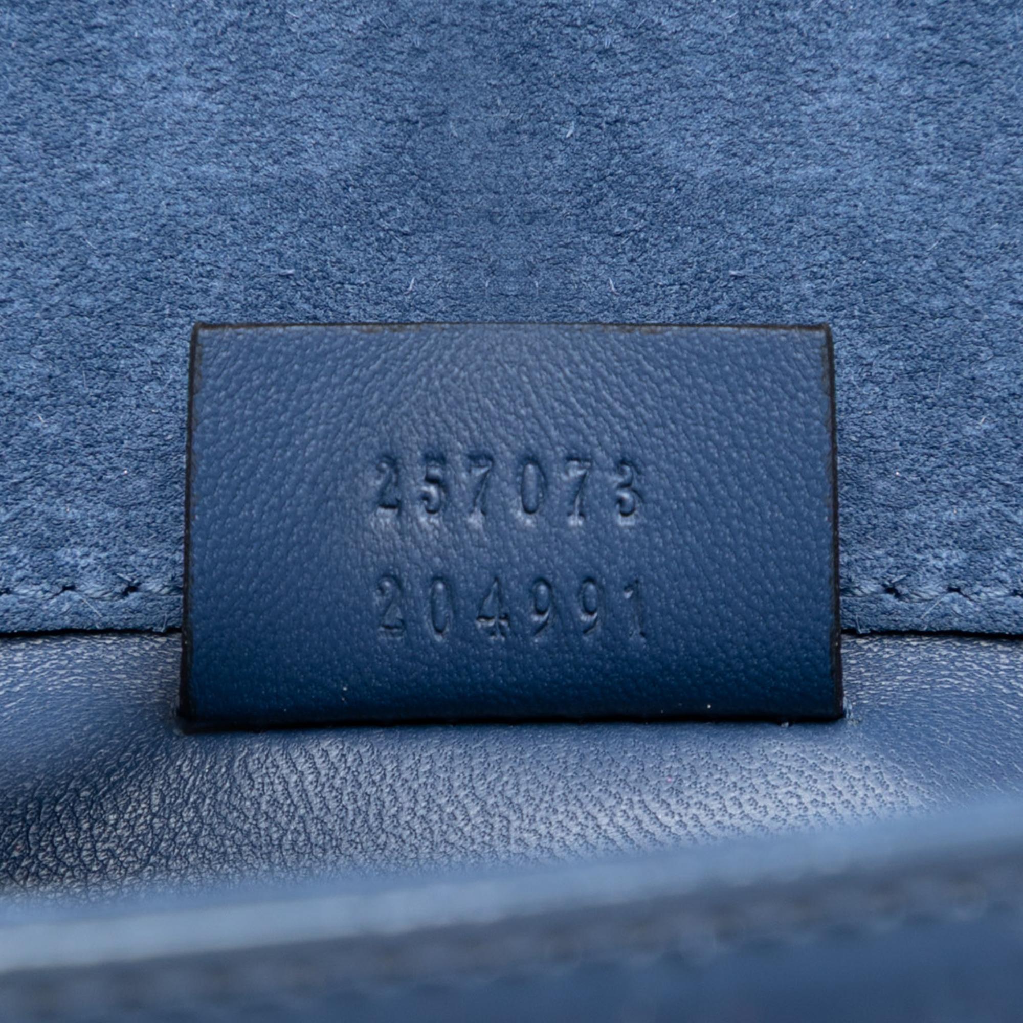 Gucci Microguccissima Patent Broadway Clutch