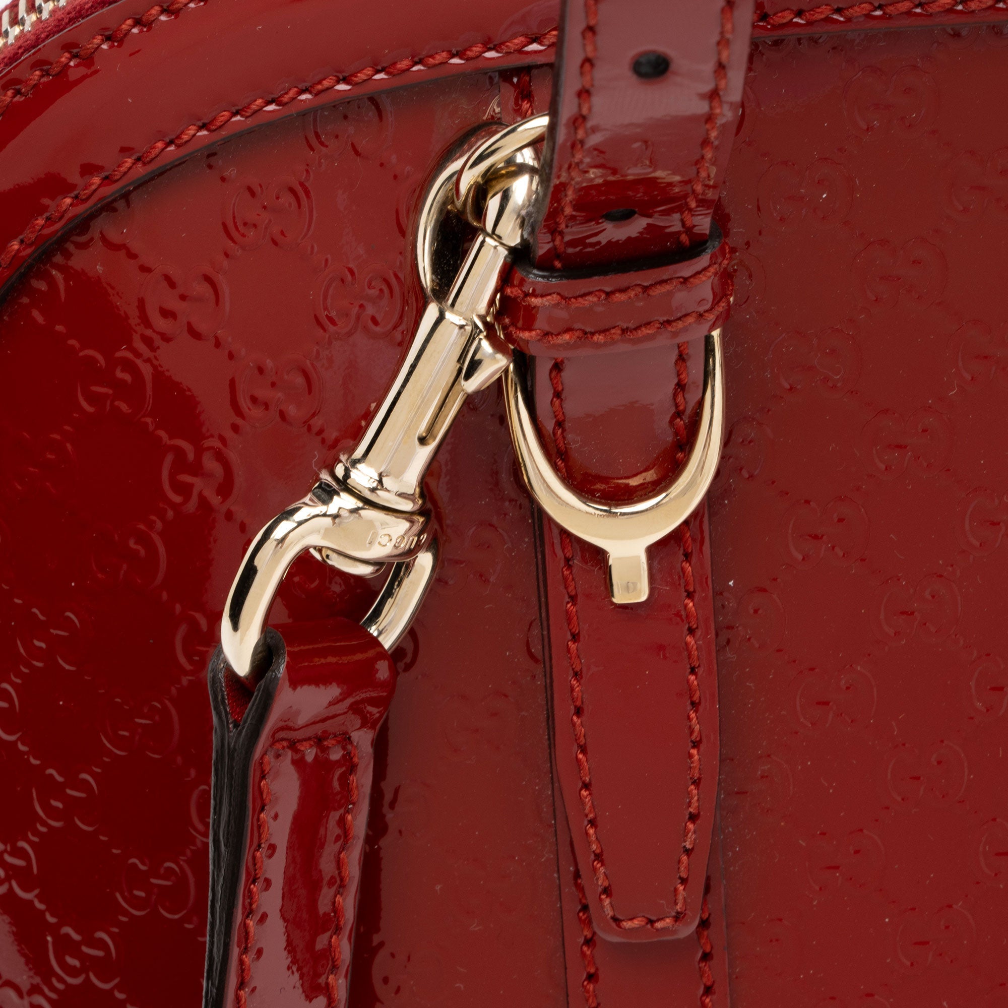 Gucci Microguccissima Patent Leather Nice Satchel (SHF-swAQdK)