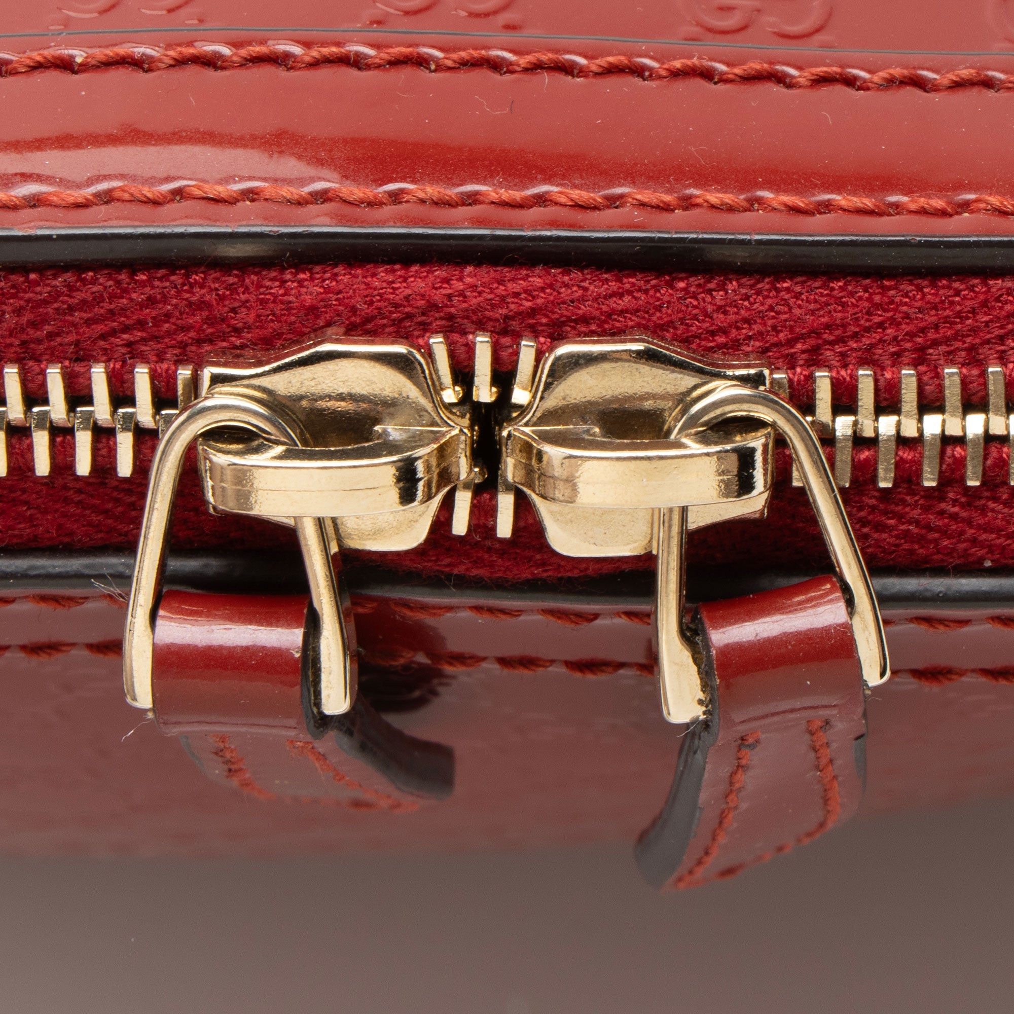 Gucci Microguccissima Patent Leather Nice Small Satchel