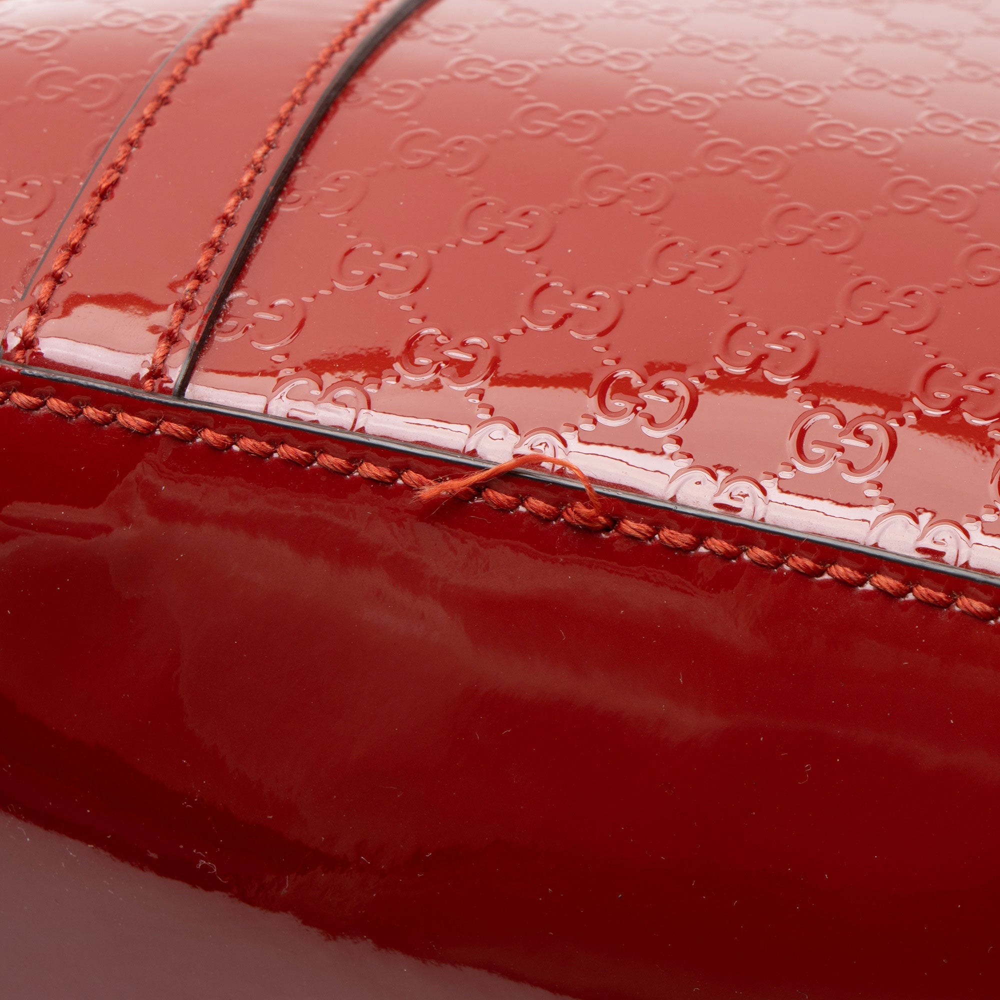 Gucci Microguccissima Patent Leather Nice Small Satchel