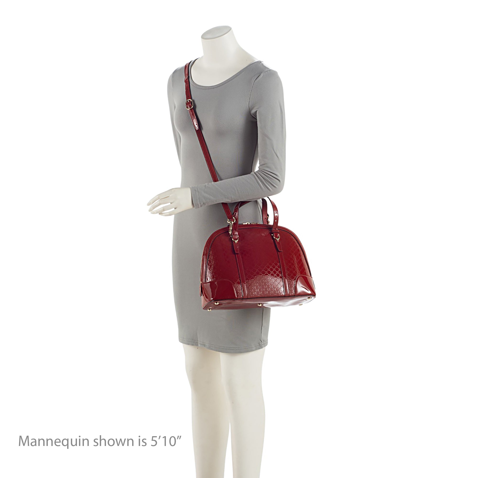 Gucci Microguccissima Patent Leather Nice Small Satchel
