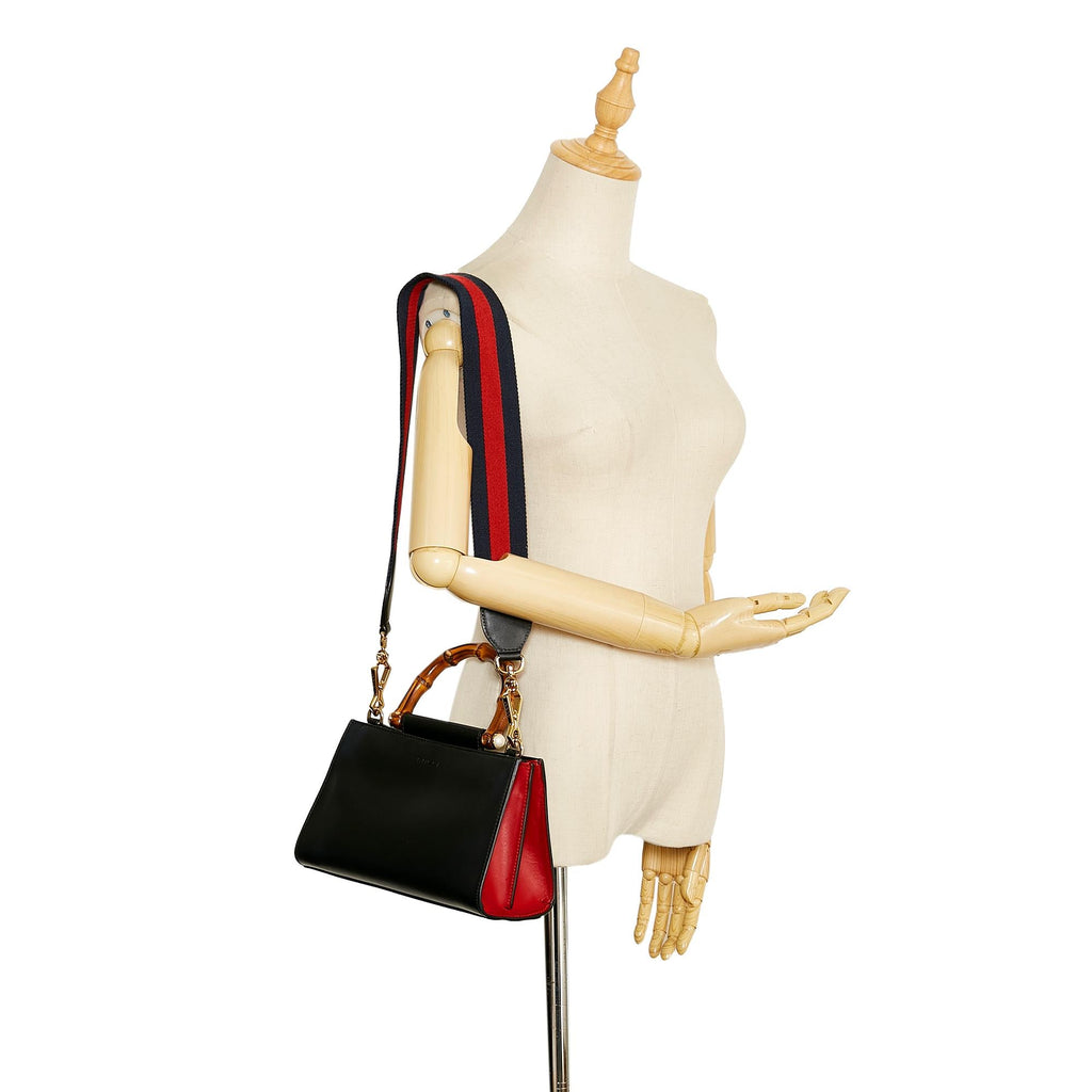 Gucci Mini Bamboo Nymphae (SHG-tbG7gW)