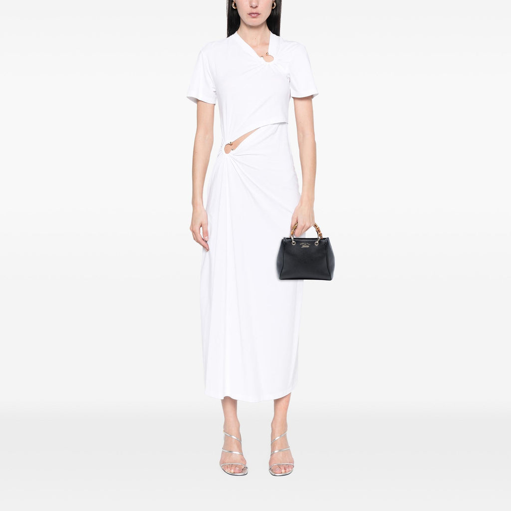 Gucci Mini Calfskin Bamboo Shopper Satchel