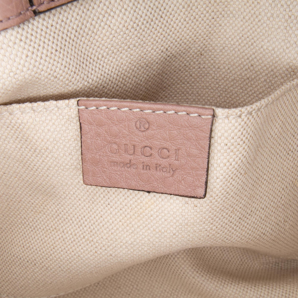 Gucci Mini Calfskin Bamboo Shopper Satchel