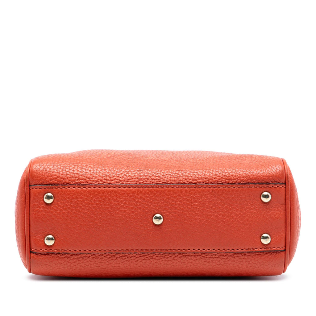 Gucci Mini Calfskin Bamboo Shopper Satchel