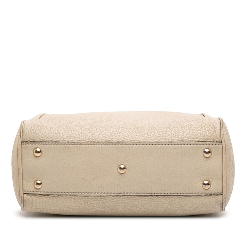 Gucci Mini Calfskin Bamboo Shopper Satchel