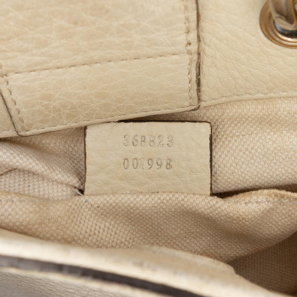 Gucci Mini Calfskin Bamboo Shopper Satchel
