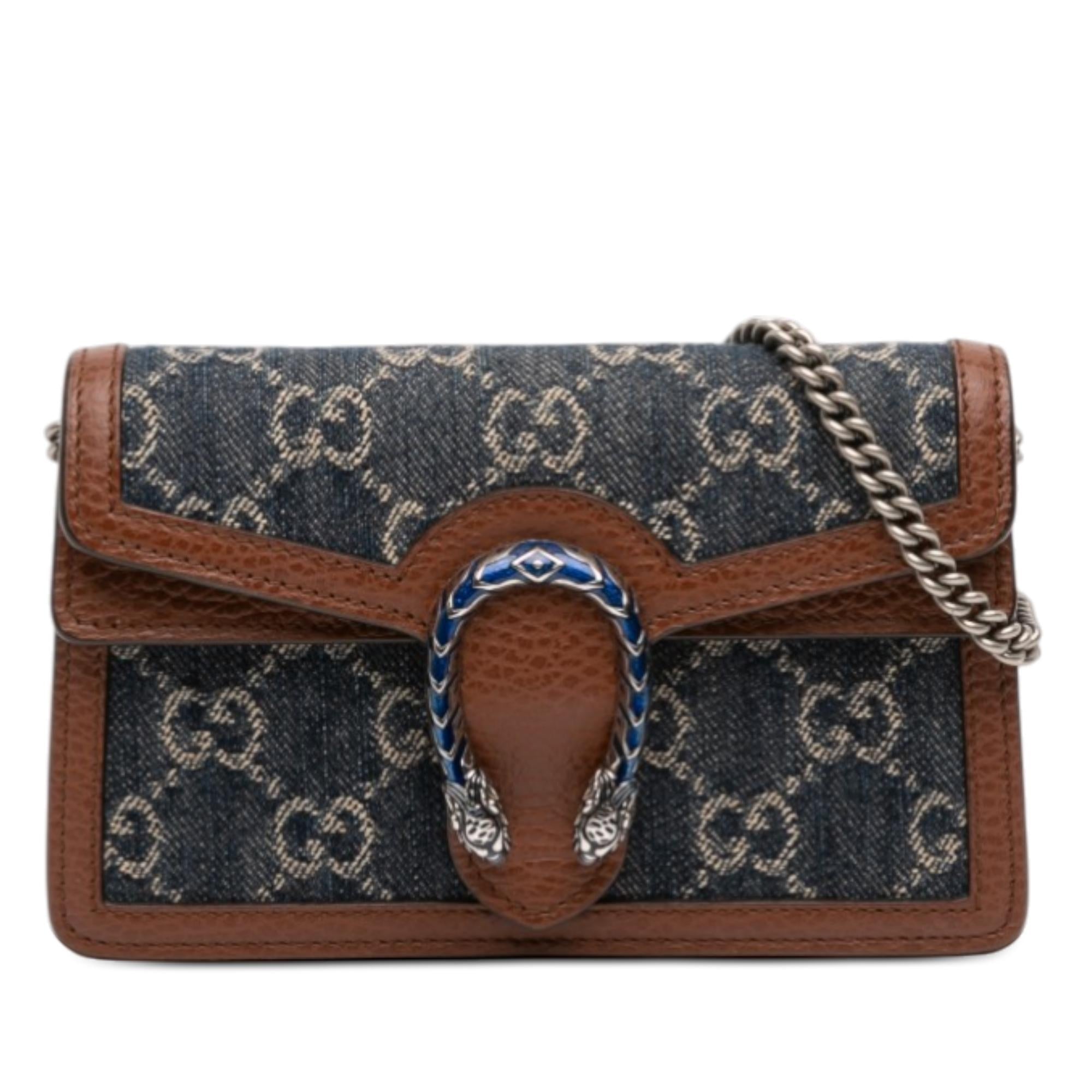 Gucci Mini GG Denim Dionysus Crossbody