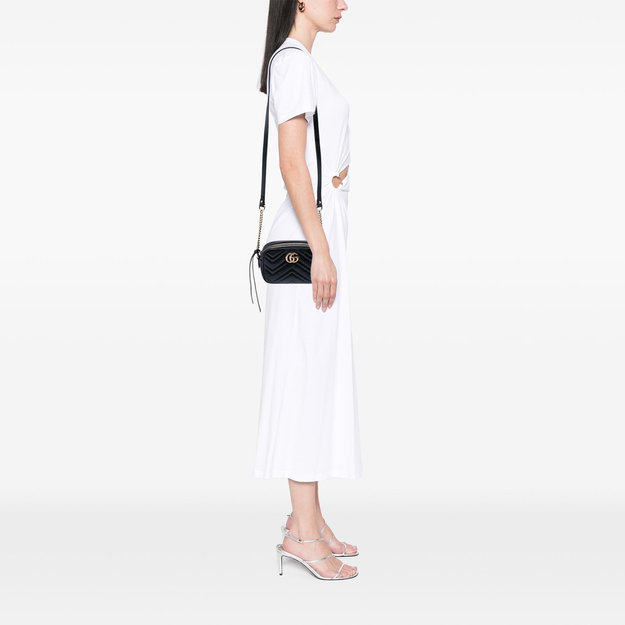 Gucci Mini GG Marmont Matelasse Leather Crossbody