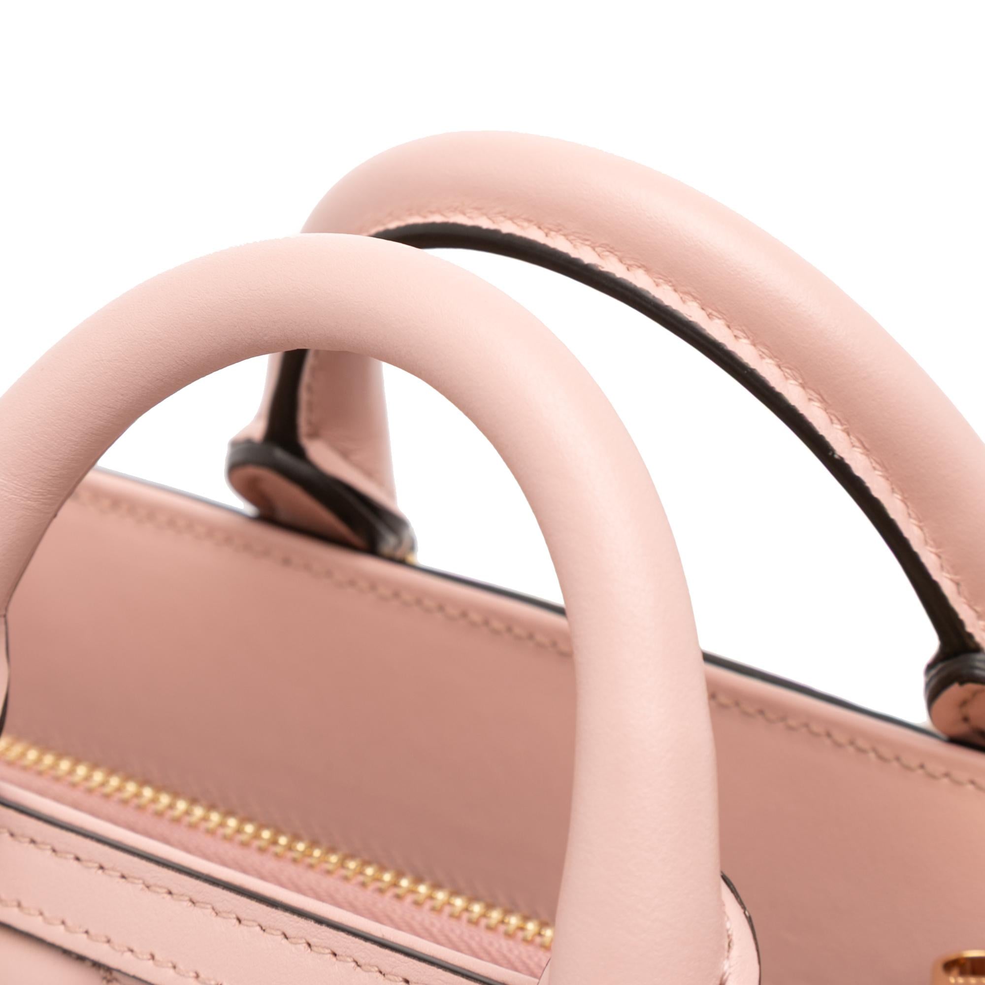 Gucci Mini GG Matelasse Leather Top Handle Bag