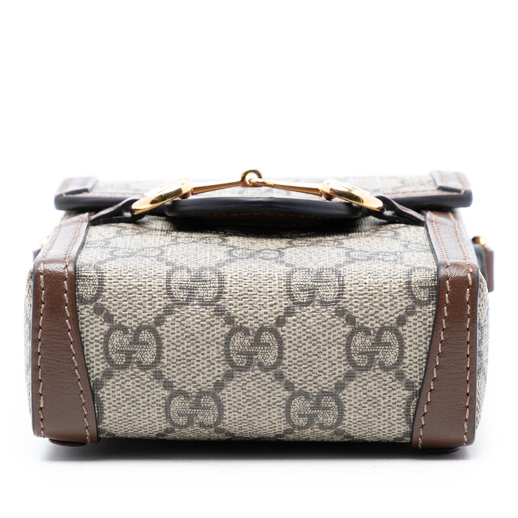 Gucci Mini GG Supreme Horsebit 1955 Crossbody