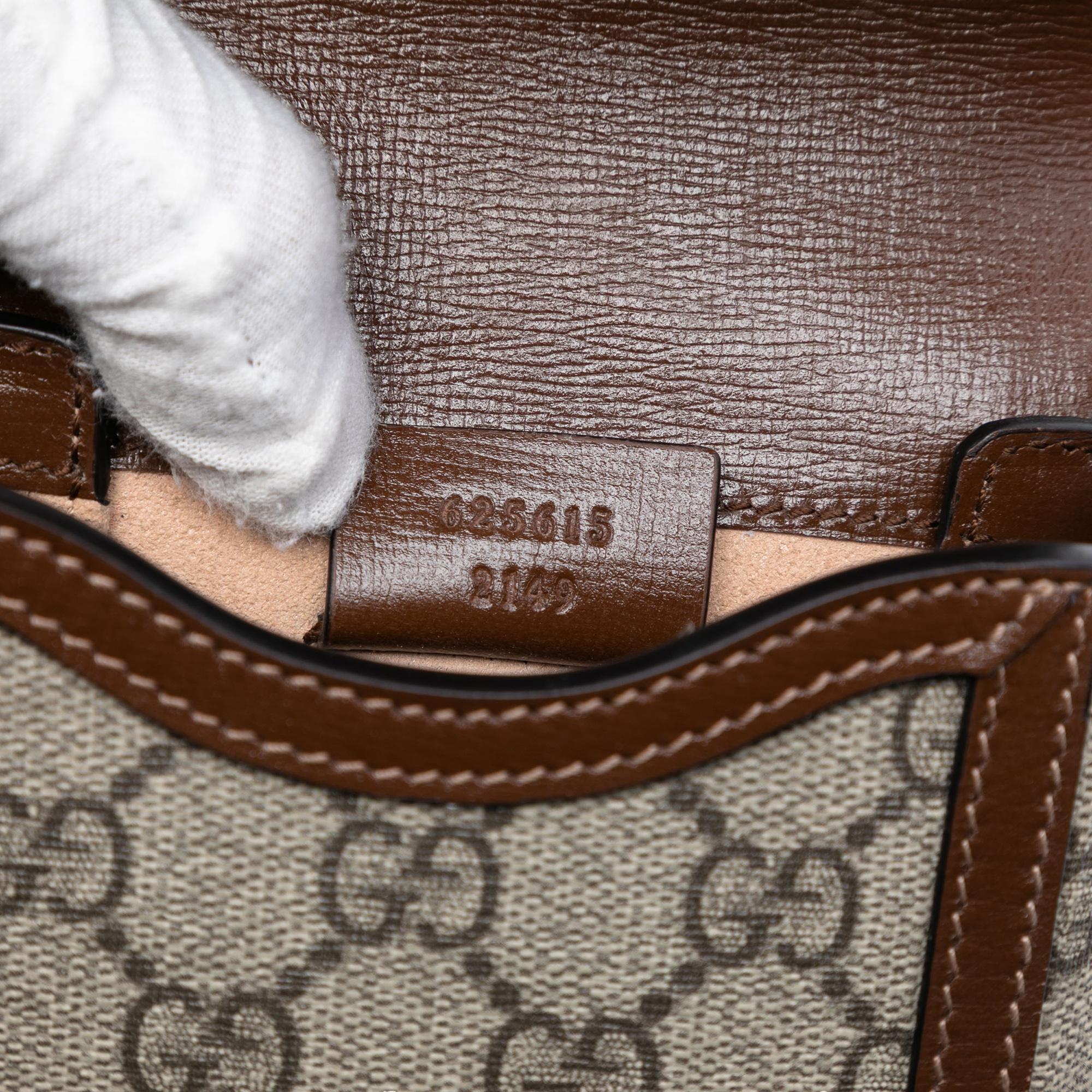 Gucci Mini GG Supreme Horsebit 1955 Crossbody