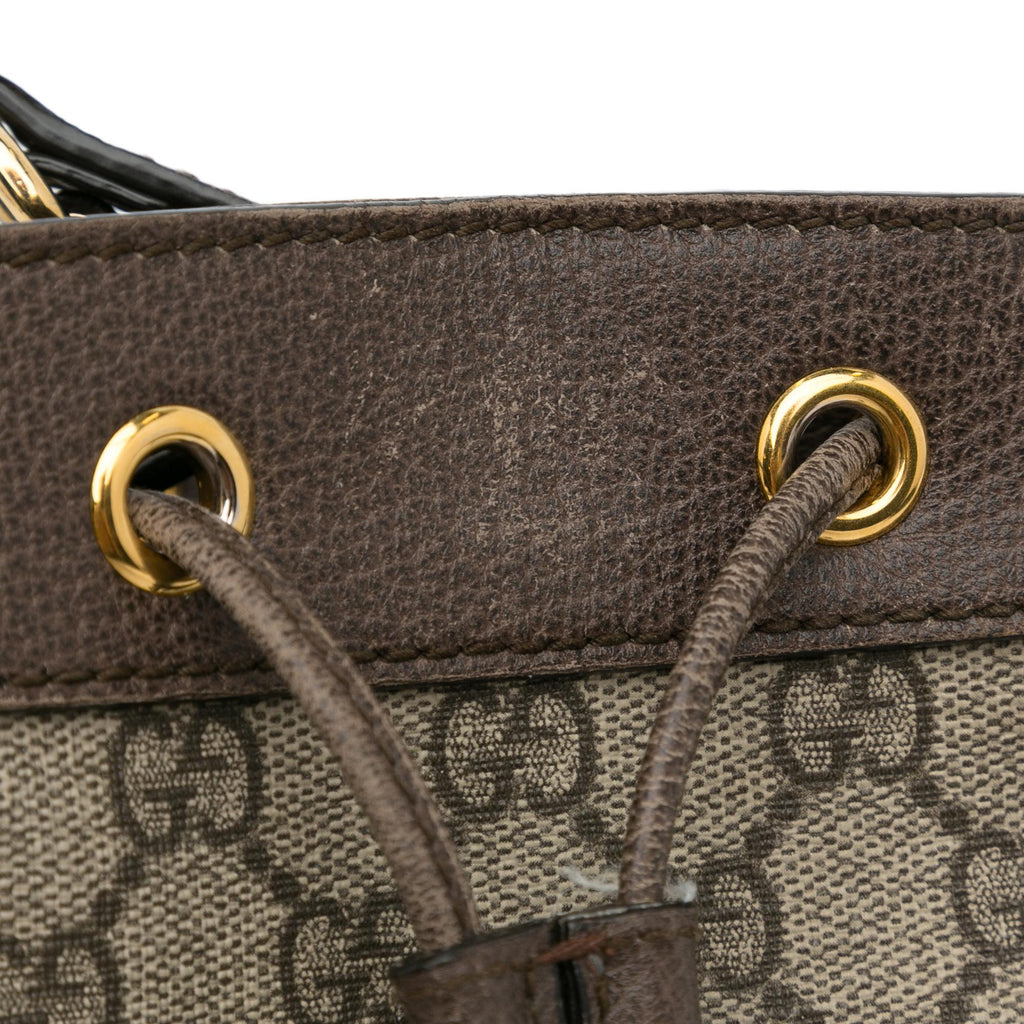 Gucci Mini GG Supreme Ophidia Bucket Bag (SHG-zGiwyY)
