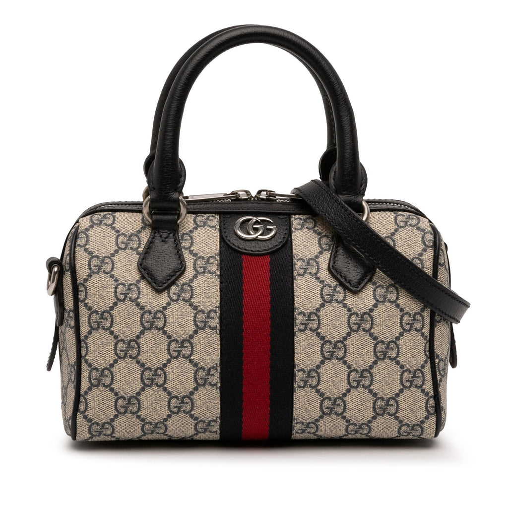 Gucci Mini GG Supreme Ophidia Web Satchel