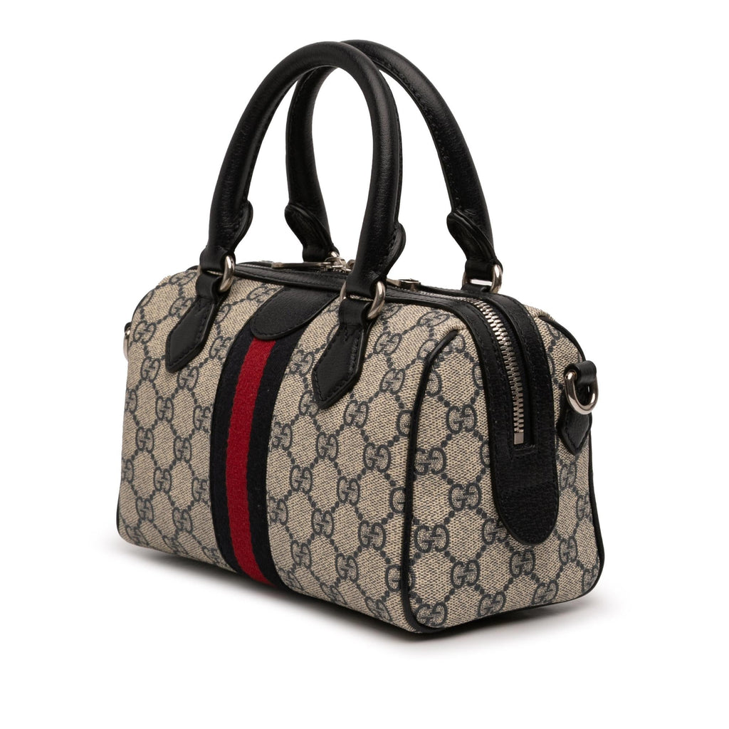 Gucci Mini GG Supreme Ophidia Web Satchel