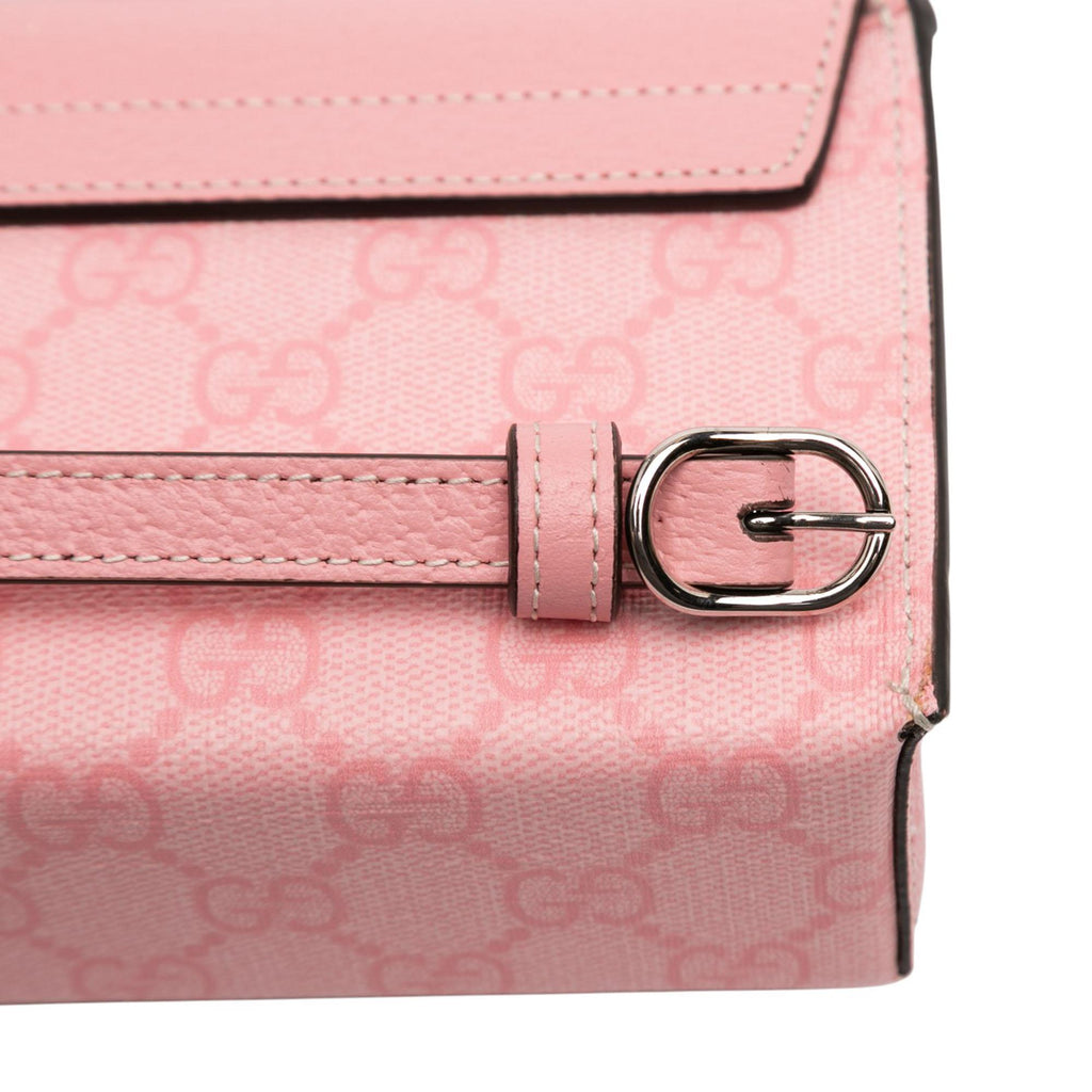 Gucci Mini GG Supreme Padlock Satchel