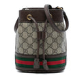 Gucci Mini GG Supreme Web Ophidia Bucket Bag