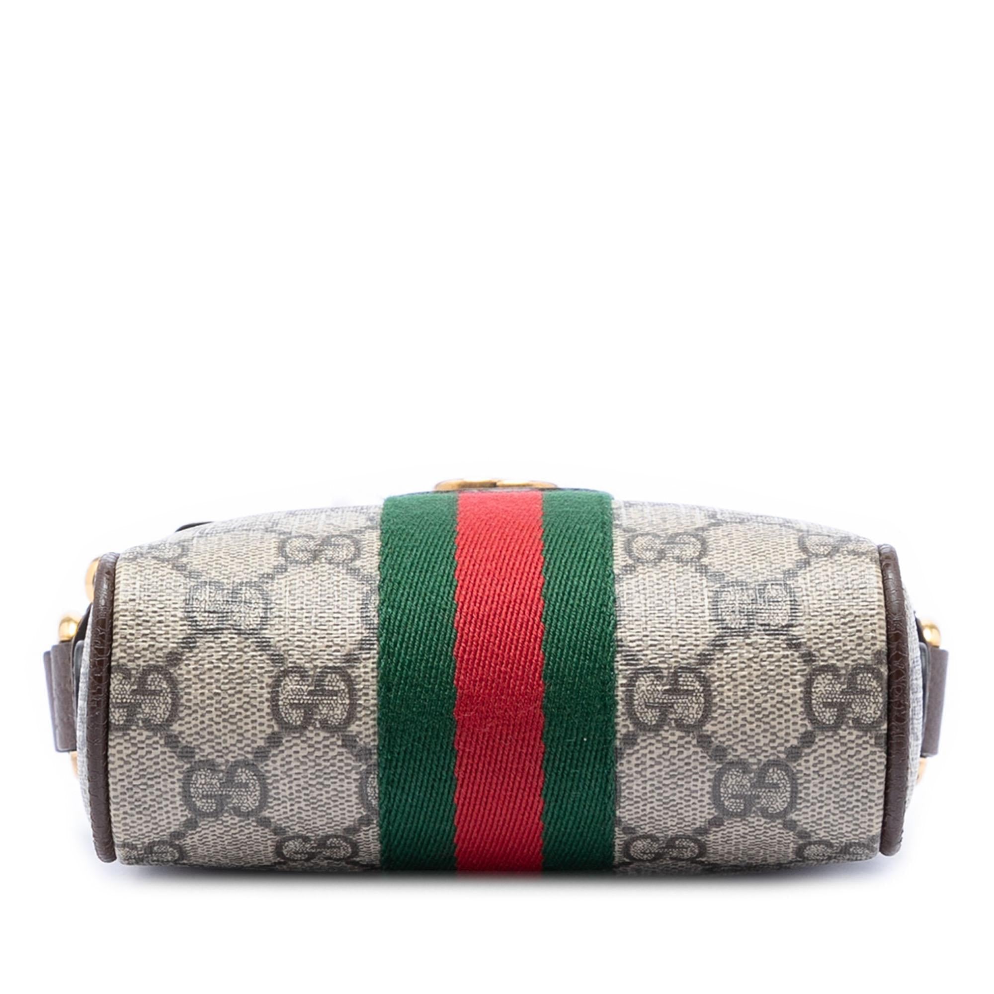 Gucci Mini GG Supreme Web Ophidia Crossbody