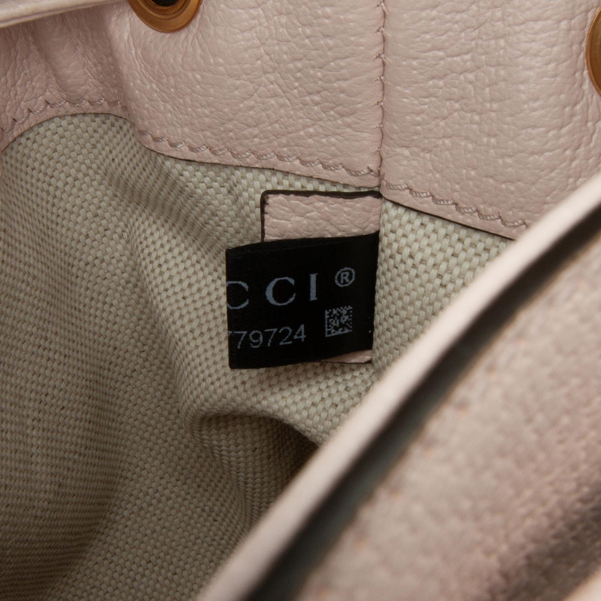 Gucci Mini Jumbo GG Canvas Ophidia Bucket Bag (SHG-7iNxcN)