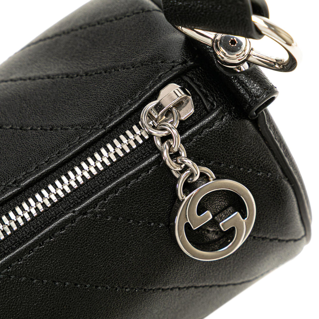 Gucci Mini Leather Blondie Barrel Shoulder Bag