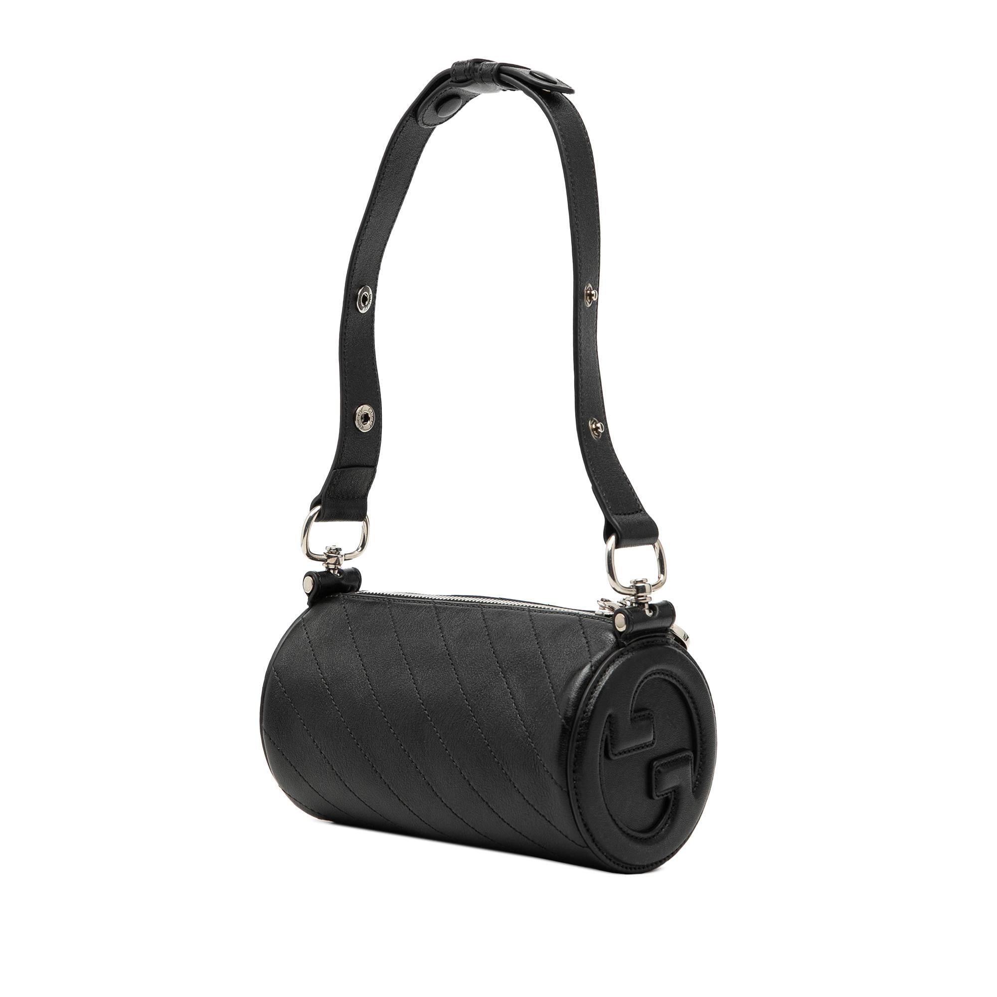 Gucci Mini Leather Blondie Barrel Shoulder Bag