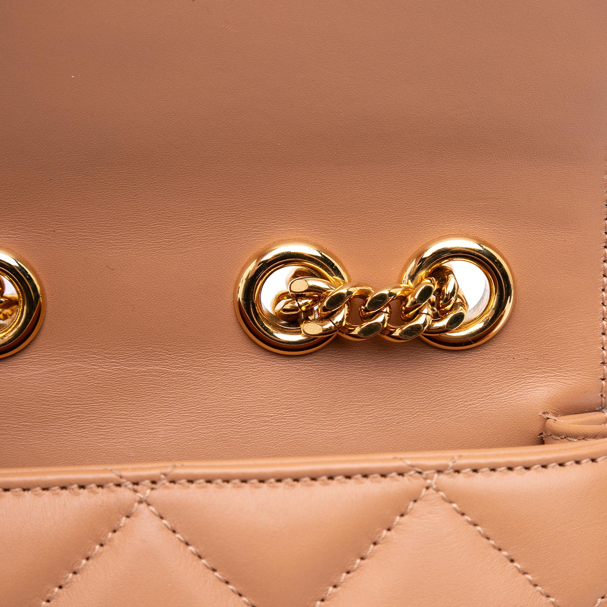 Gucci Mini Leather Deco Chain Shoulder Bag