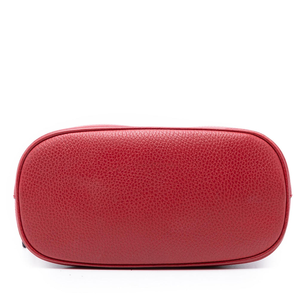 Gucci Mini Leather GG Charm Dome Satchel