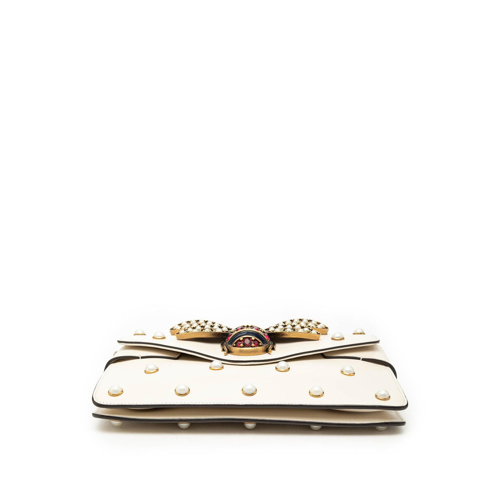Gucci Mini Leather Queen Margaret Broadway Satchel