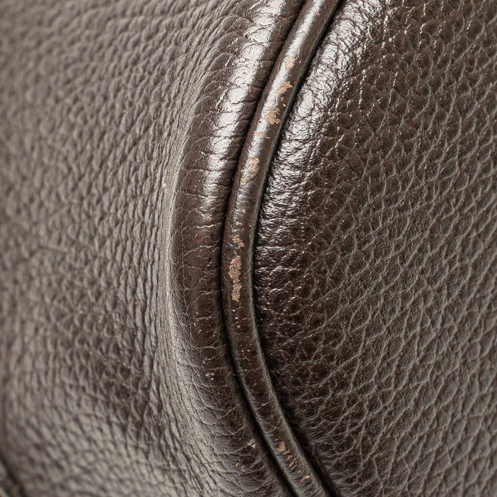 Gucci Mini Leather Web Dome Satchel