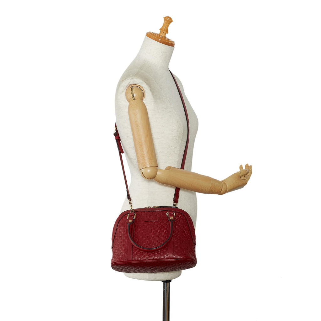 Gucci Mini Microguccissima Dome Satchel (SHG-2zSU9H)