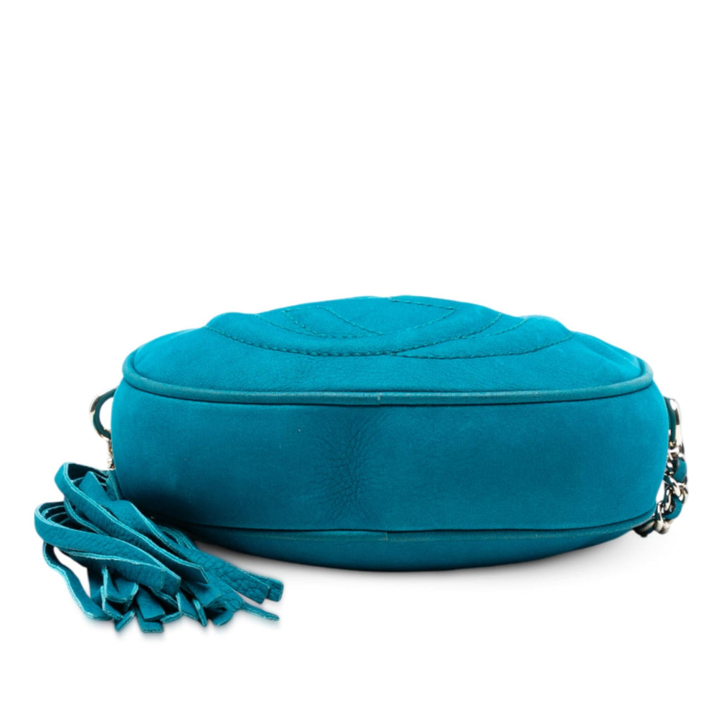 Gucci Mini Pebbled Calfskin Soho Chain Crossbody