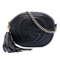 Gucci Mini Pebbled Calfskin Soho Chain Crossbody